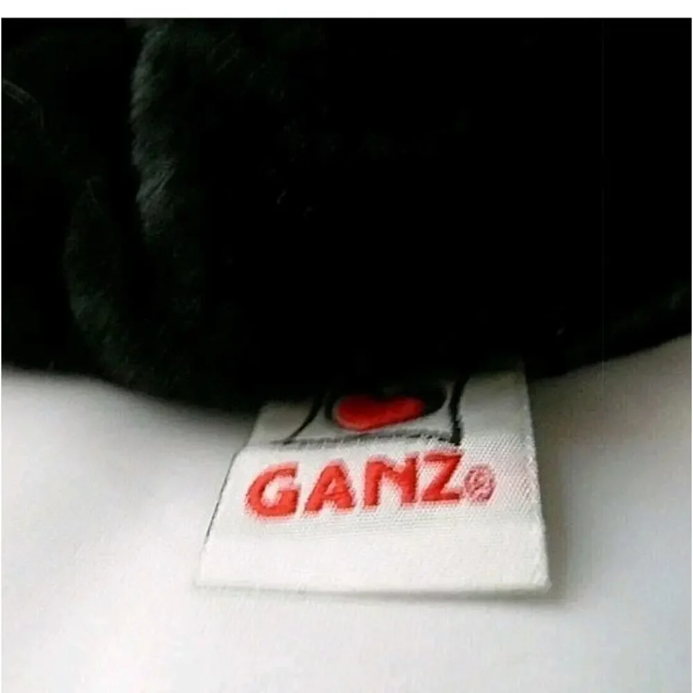 Ganz Webkinz Black Labrador Dog Plush Stuffed Animal No Code